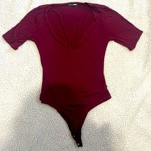 Fashion nova low cut body suit